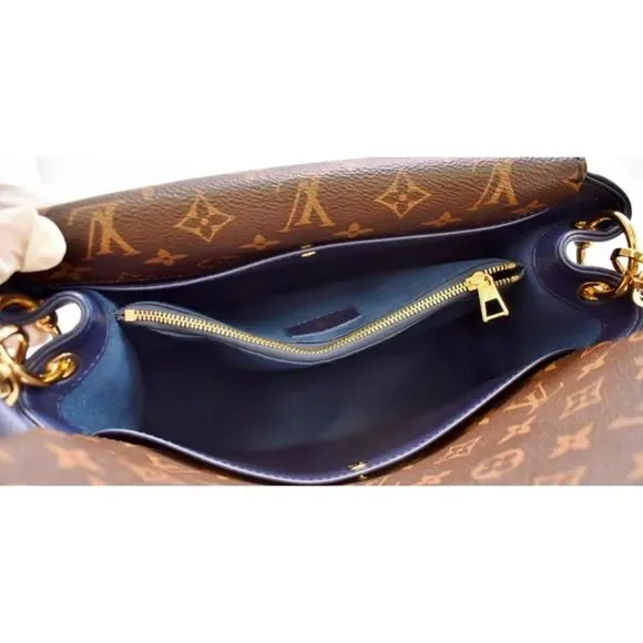 Louis Vuitton Monogram Double V Blue Marine Shoulder Bag
